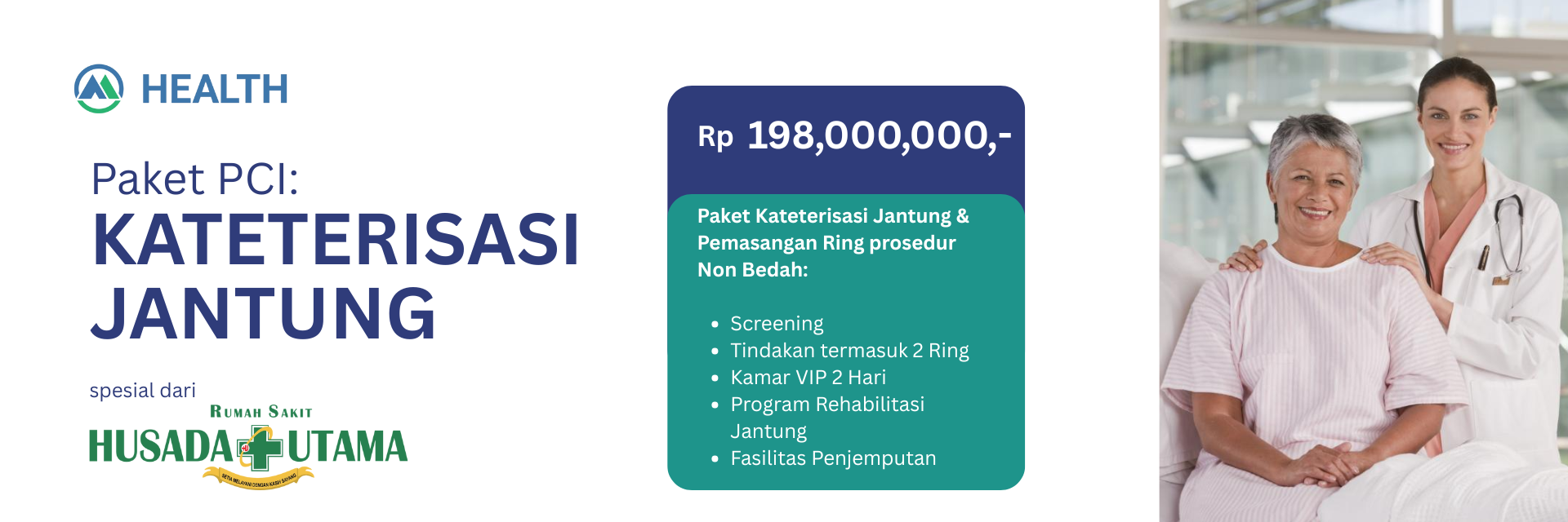 Paket PCI Kateterisasi Jantung by RS Husada Utama