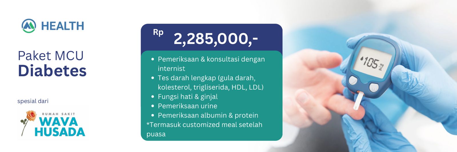 MCU MT Diabetes Package by RS Wava Husada